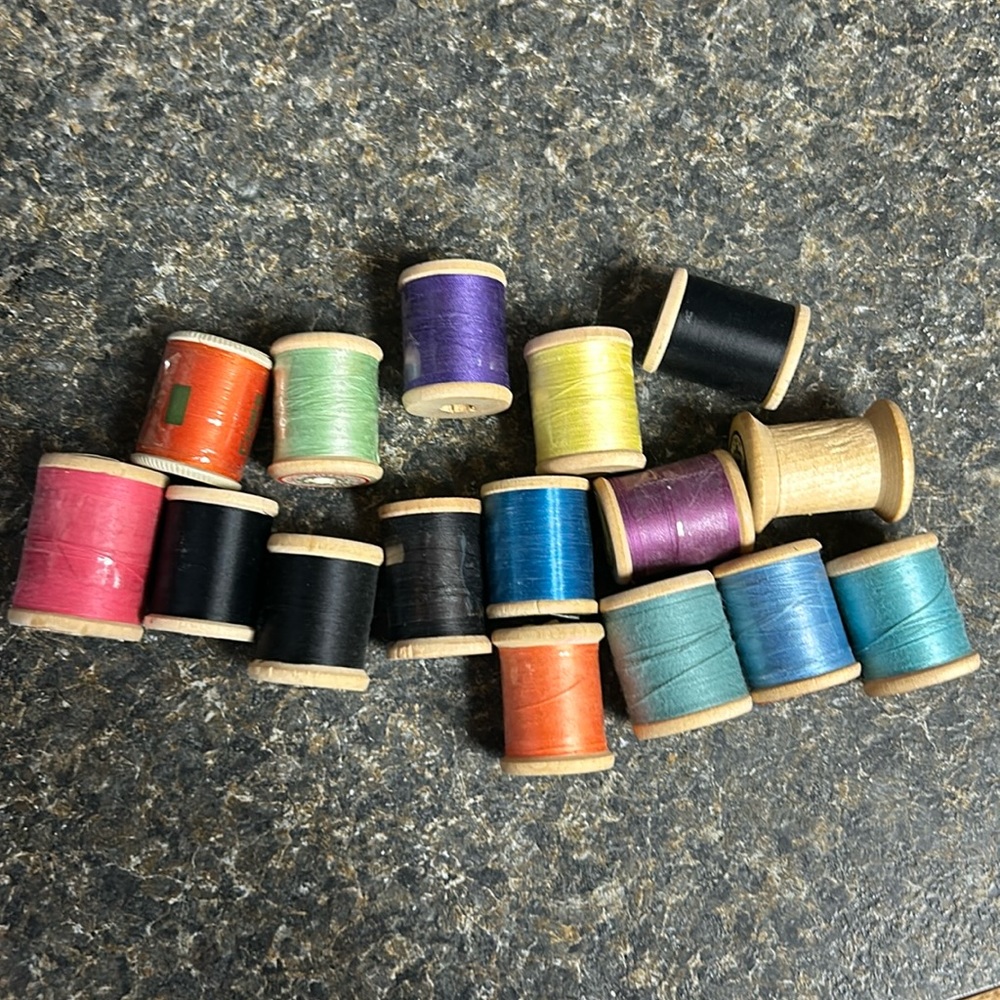 Vintage Spools of Thread